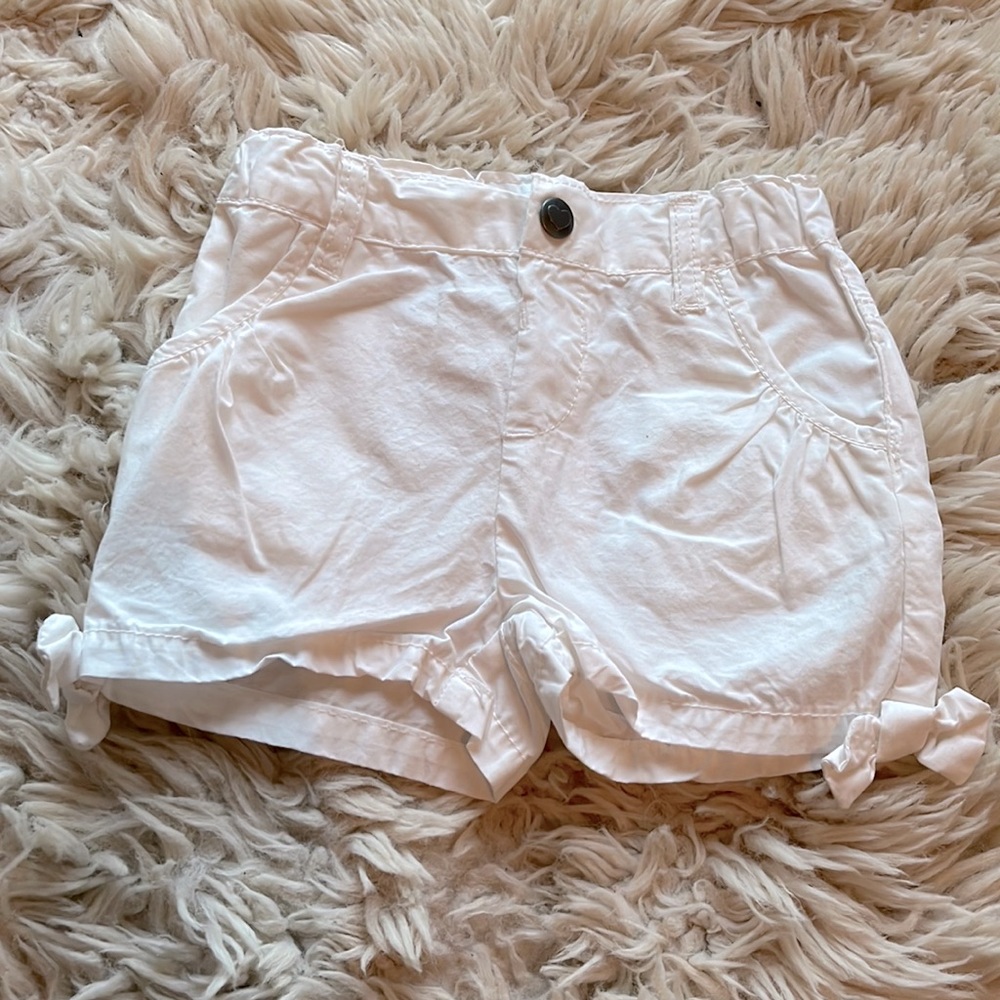 PLACE white toddler shorts